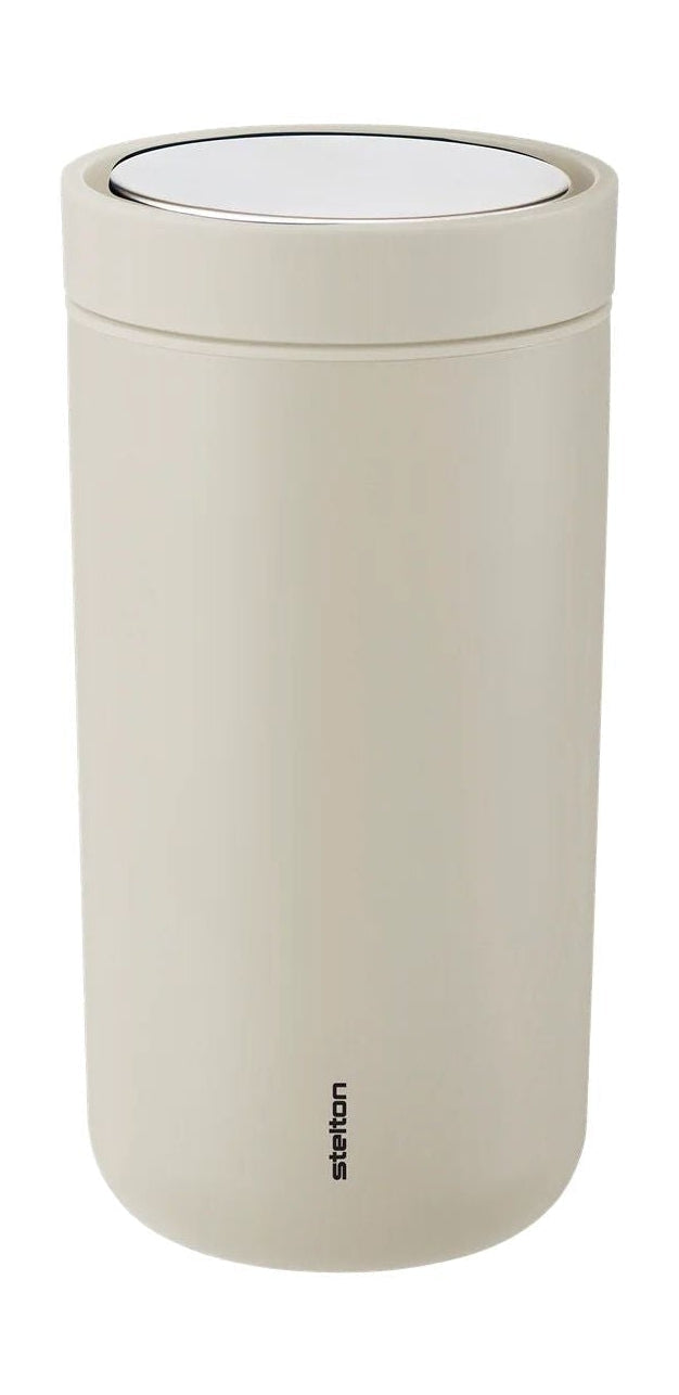 [product_category]-Stelton To Go Click Vacuum Insulated Cup 0,2 L, Soft Sand-Stelton-5709846028166-675-12-STE-1