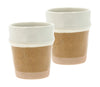 Villa Collection Evig Espressokop 2 Stk., Rav/Creme