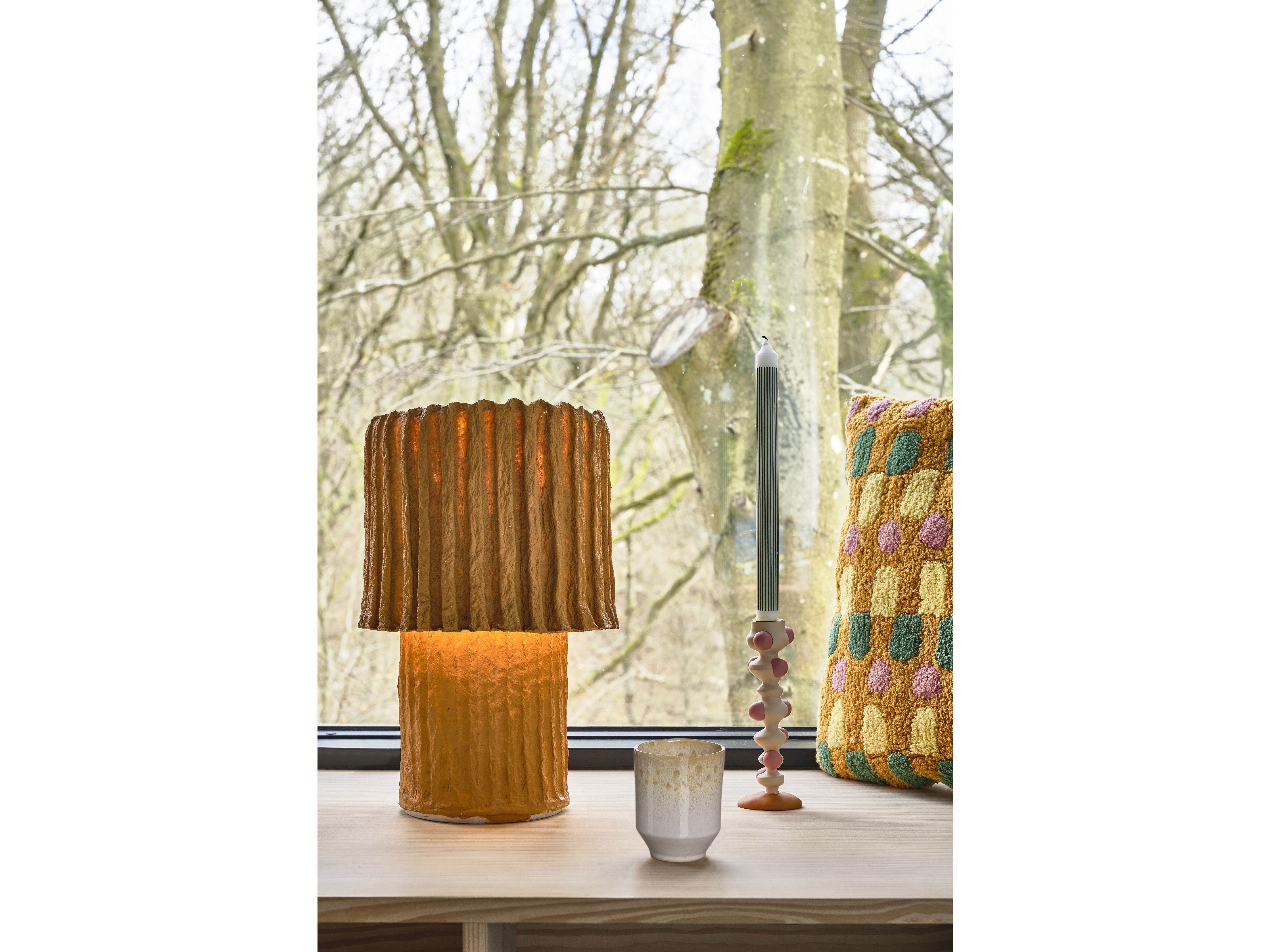 [product_category]-Villa Collection Styles Lamp ø 25 X 44 Cm, Amber-Villa Collection-5722000313489-31348-VIL-3