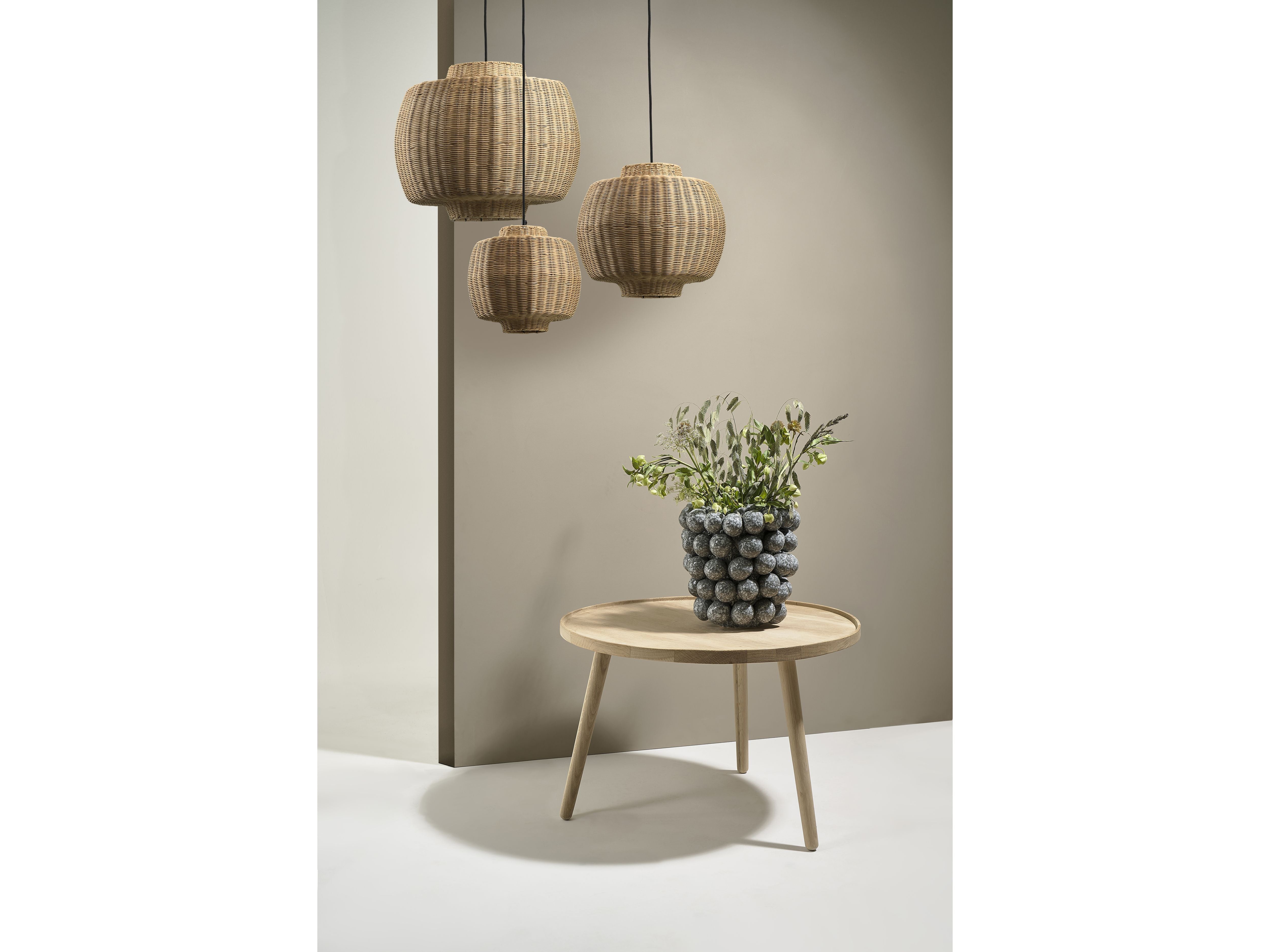 [product_category]-Villa Collection Vinka Pendant Lamp Rattan, øx H 30x28 Cm-Villa Collection-5722000279945-27994-VIL-3