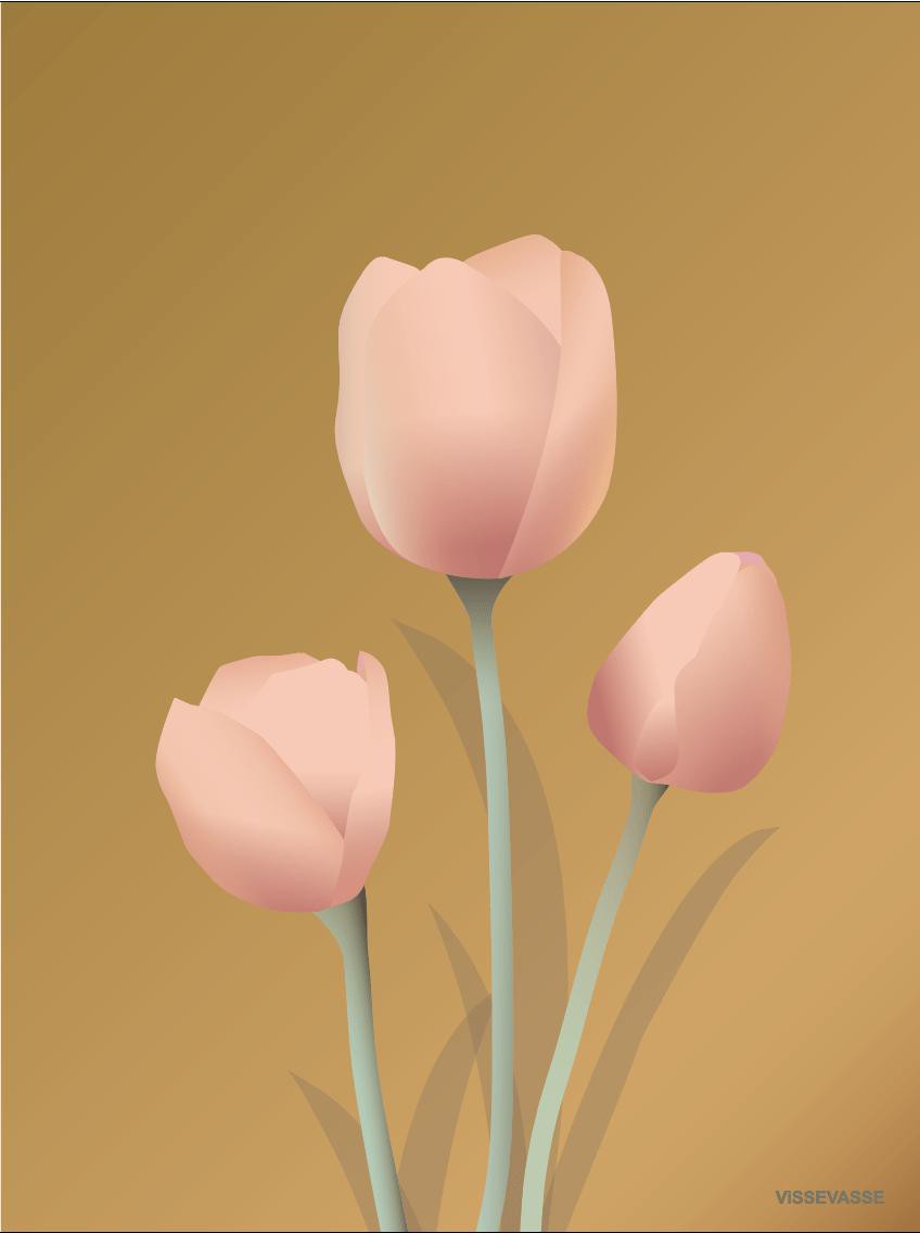 [product_category]-Vissevasse Tulip Poster 15 X21 Cm, Amber-Vissevasse-5713138604112-F-2016-041-S-VIS-1