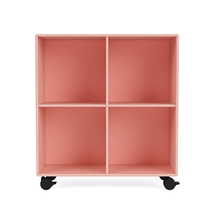 Montana Show Bookcase With Castors, Ruby