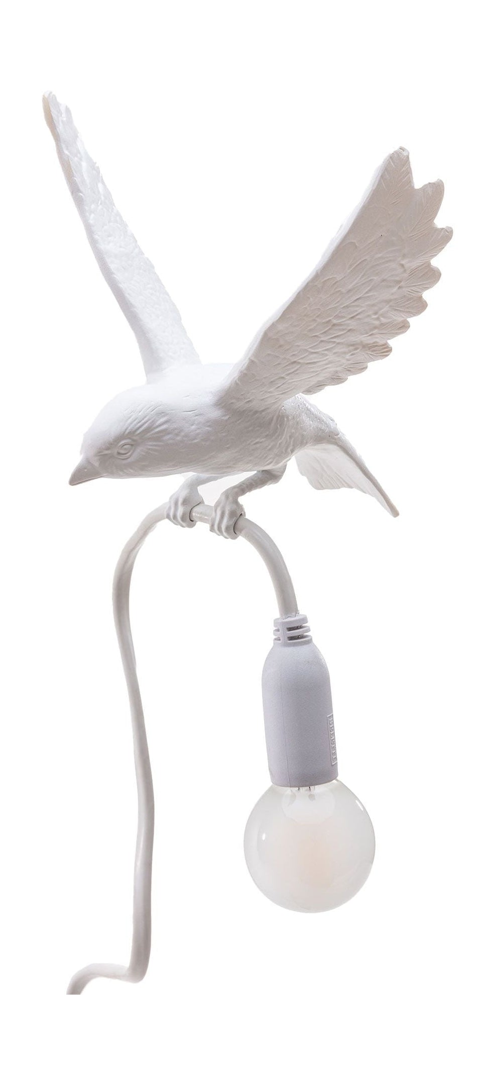 Seletti Sparrow Lamp med klämma, landning