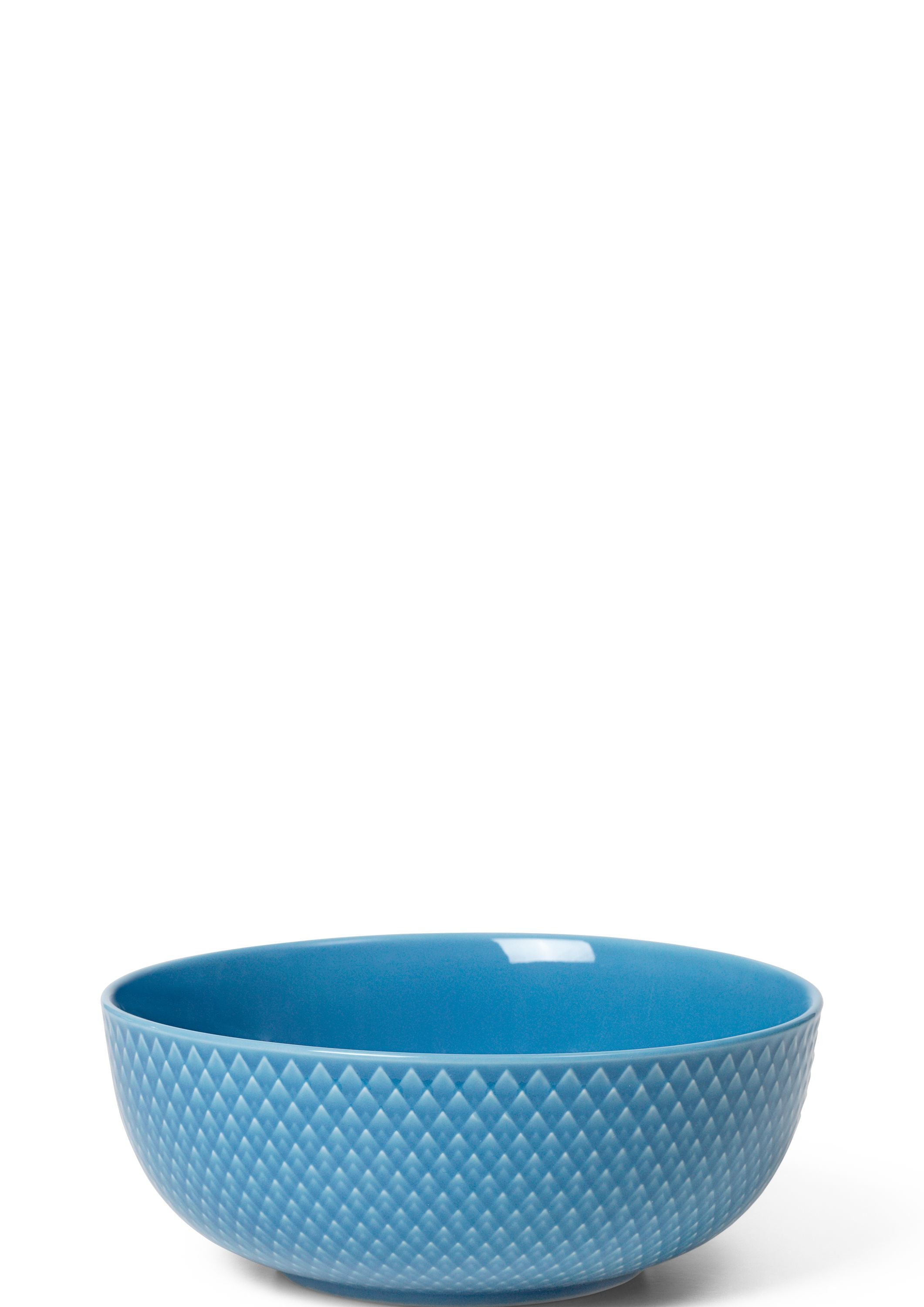 Lyngby Porcelæn Rhombe Color Bowl ø15,5 cm, blå