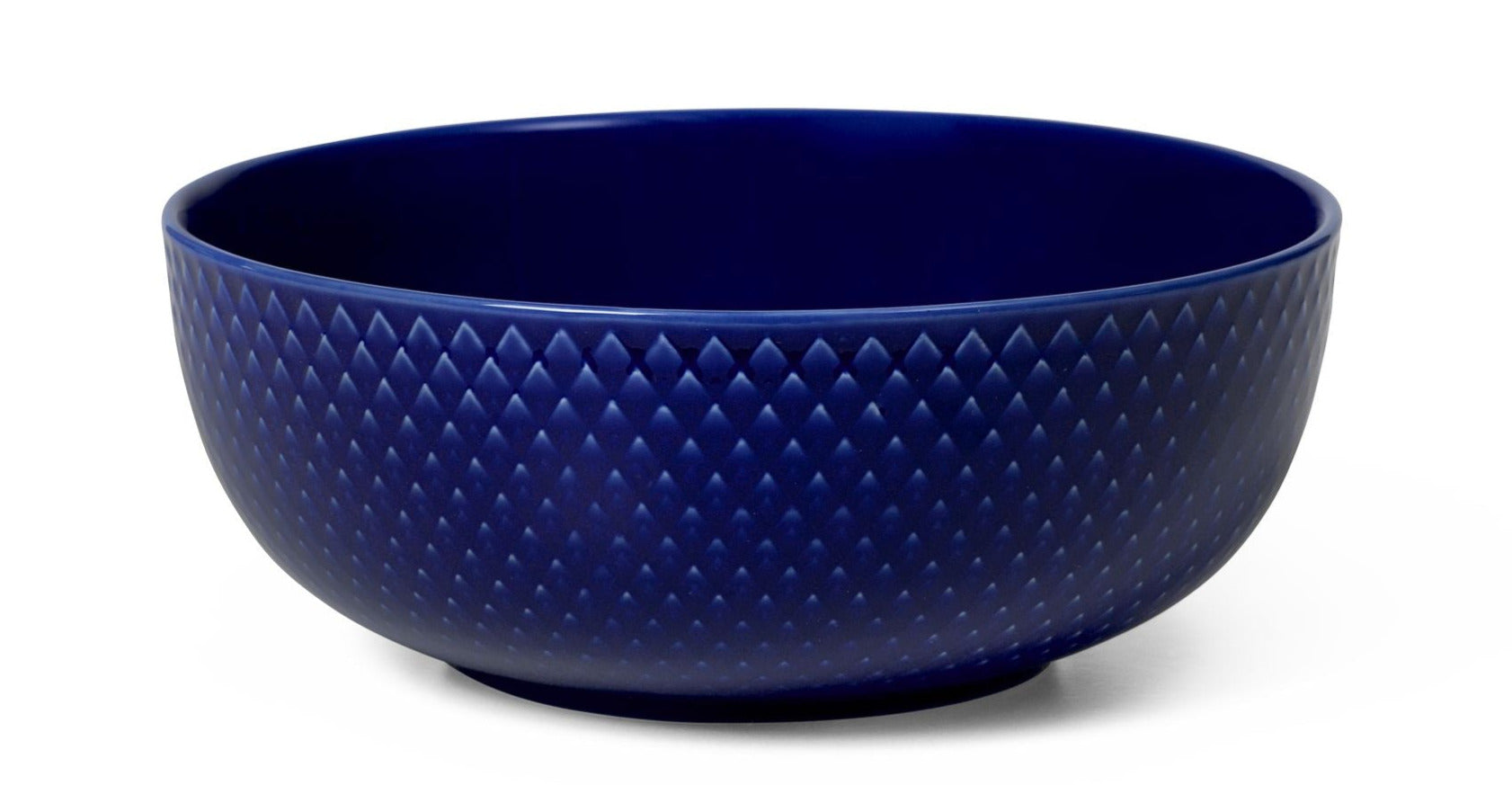 Lyngby Porcelæn Rhombe Color Bowl ø15,5 cm, mørkeblå