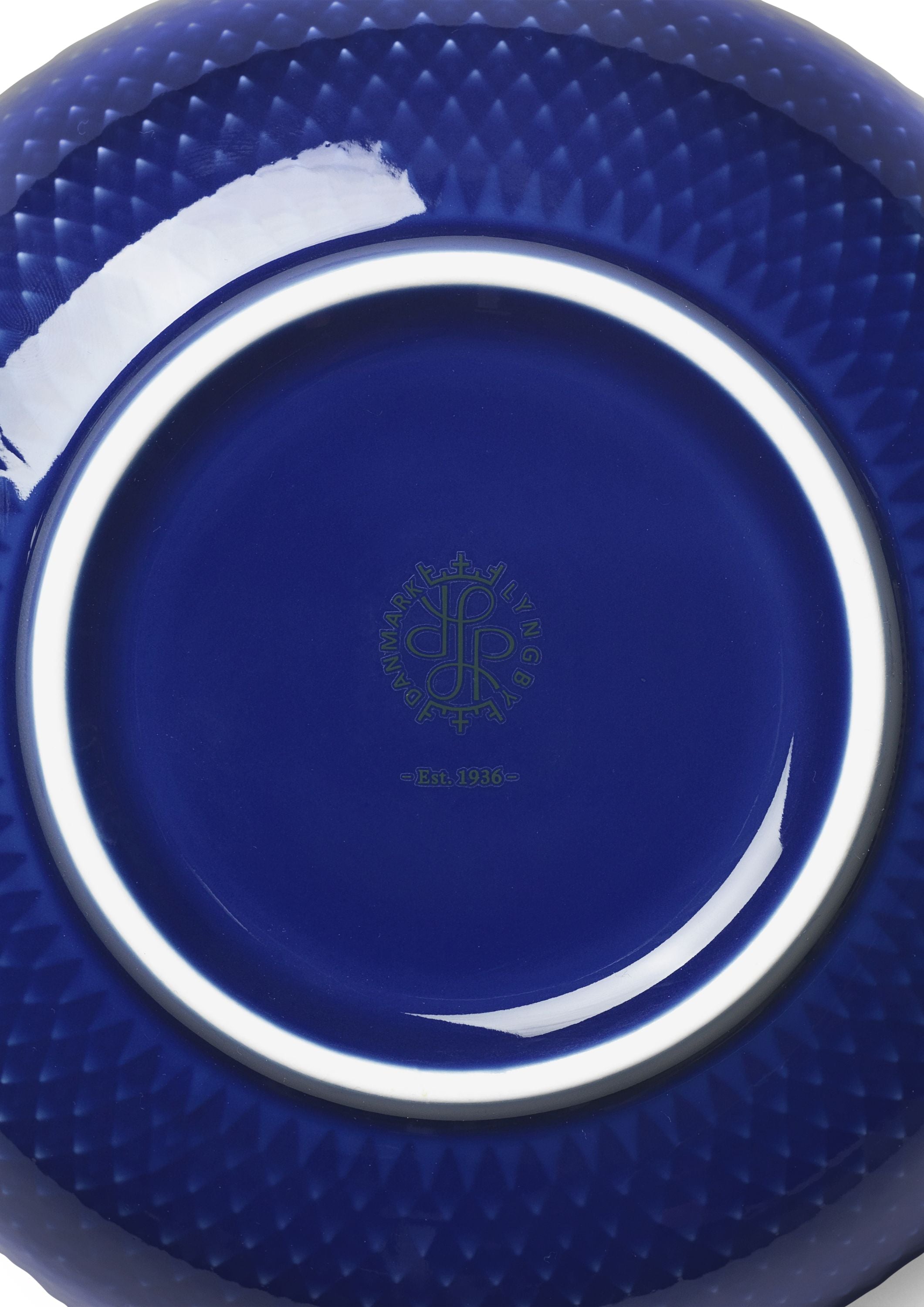 Lyngby Porcelæn Rhombe Color Bowl ø15,5 cm, mørkeblå