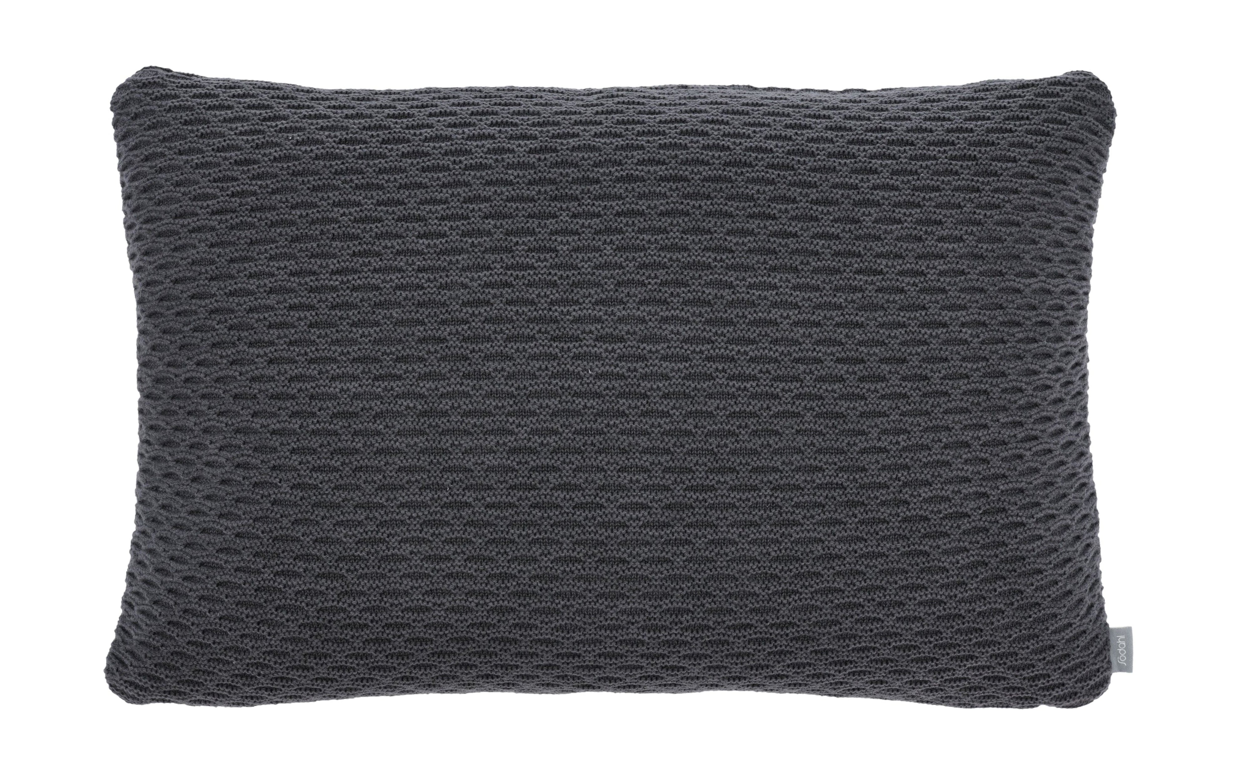 Södahl Wave Knit Cushion Cover 40x60 cm, Ash