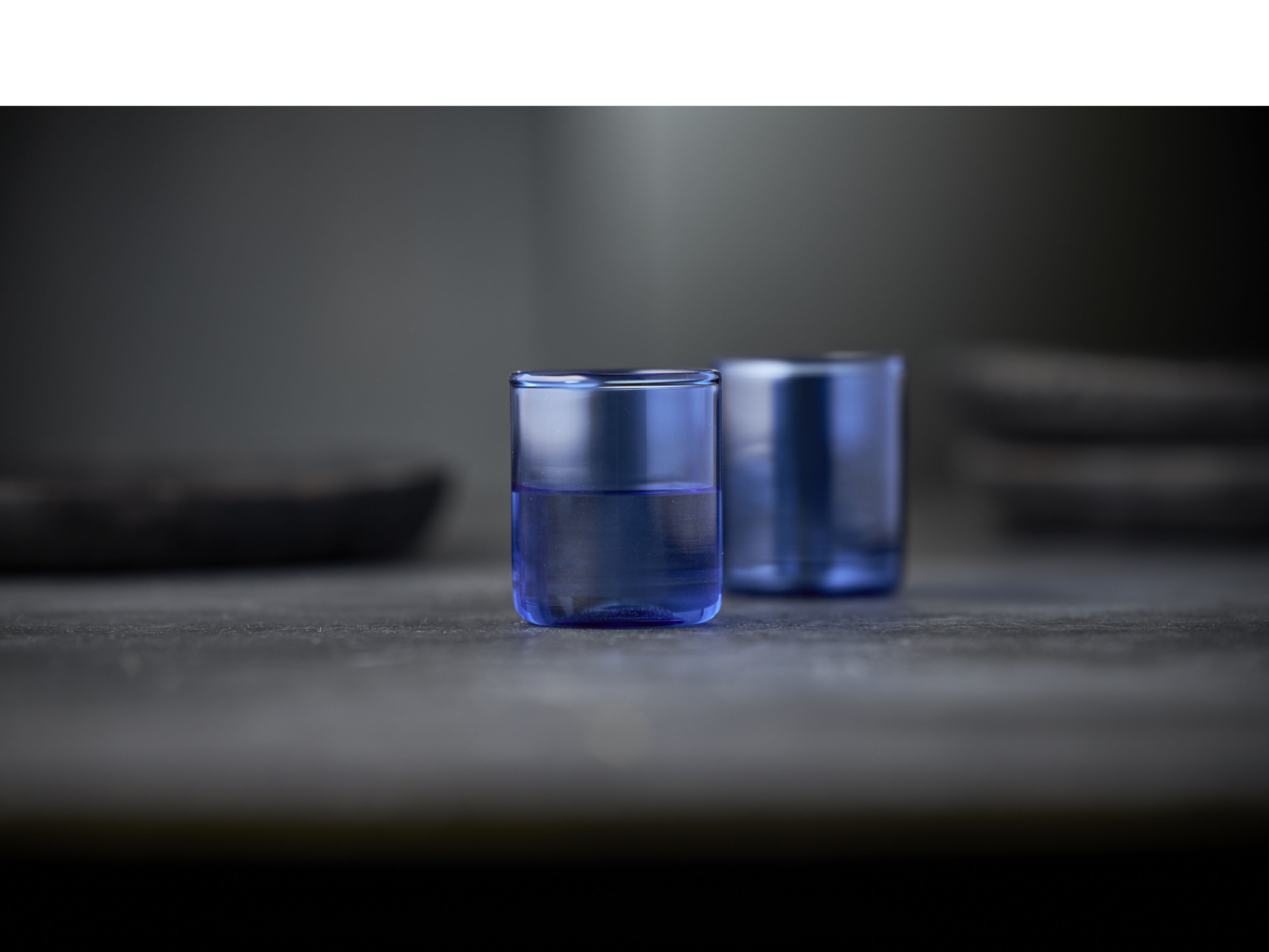 Lyngby Glas Torino Shot Glass 6 Cl 2 stk, blå