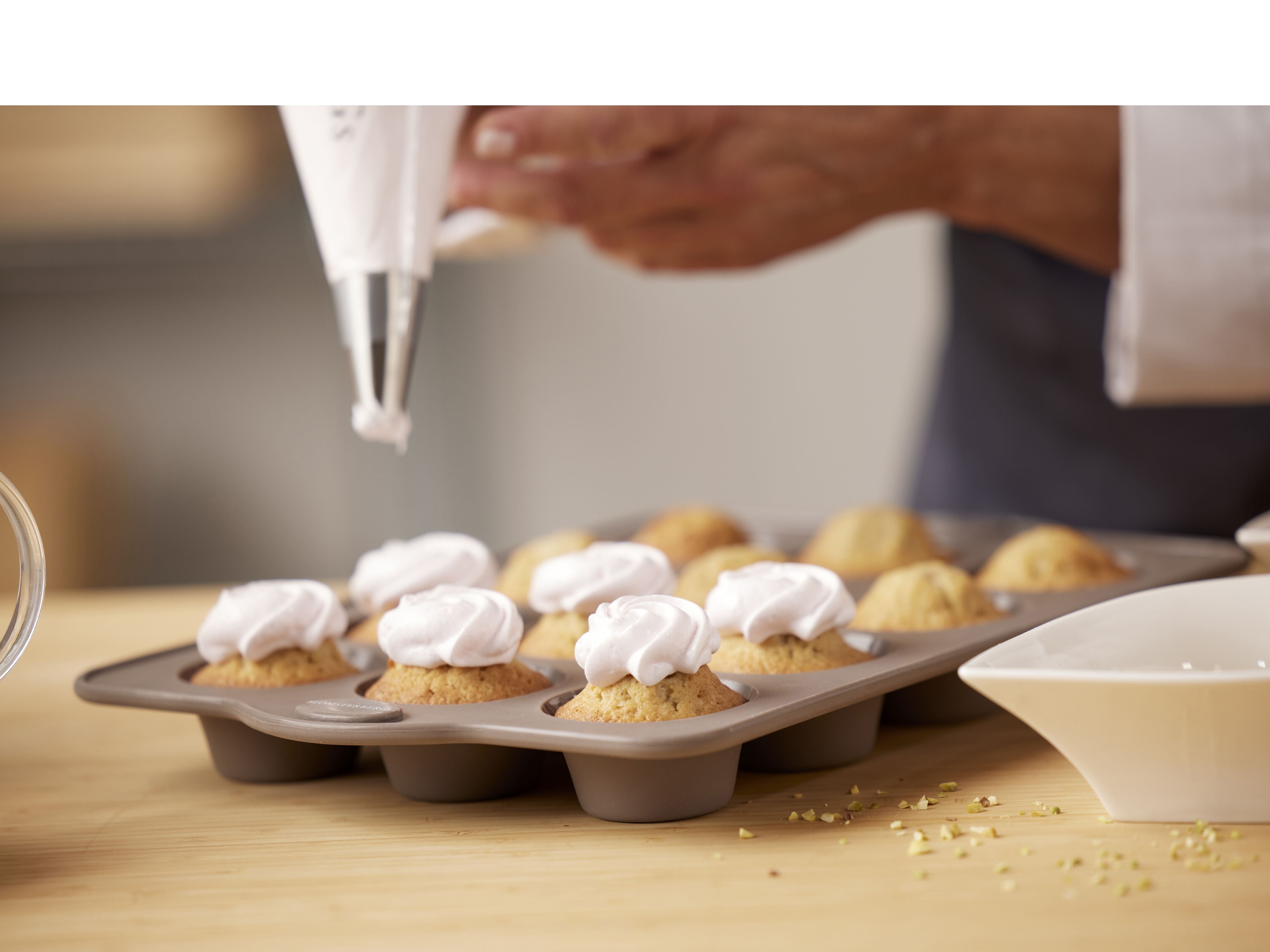 Blomsterbergs Muffin Pan til 12 stykker, latte
