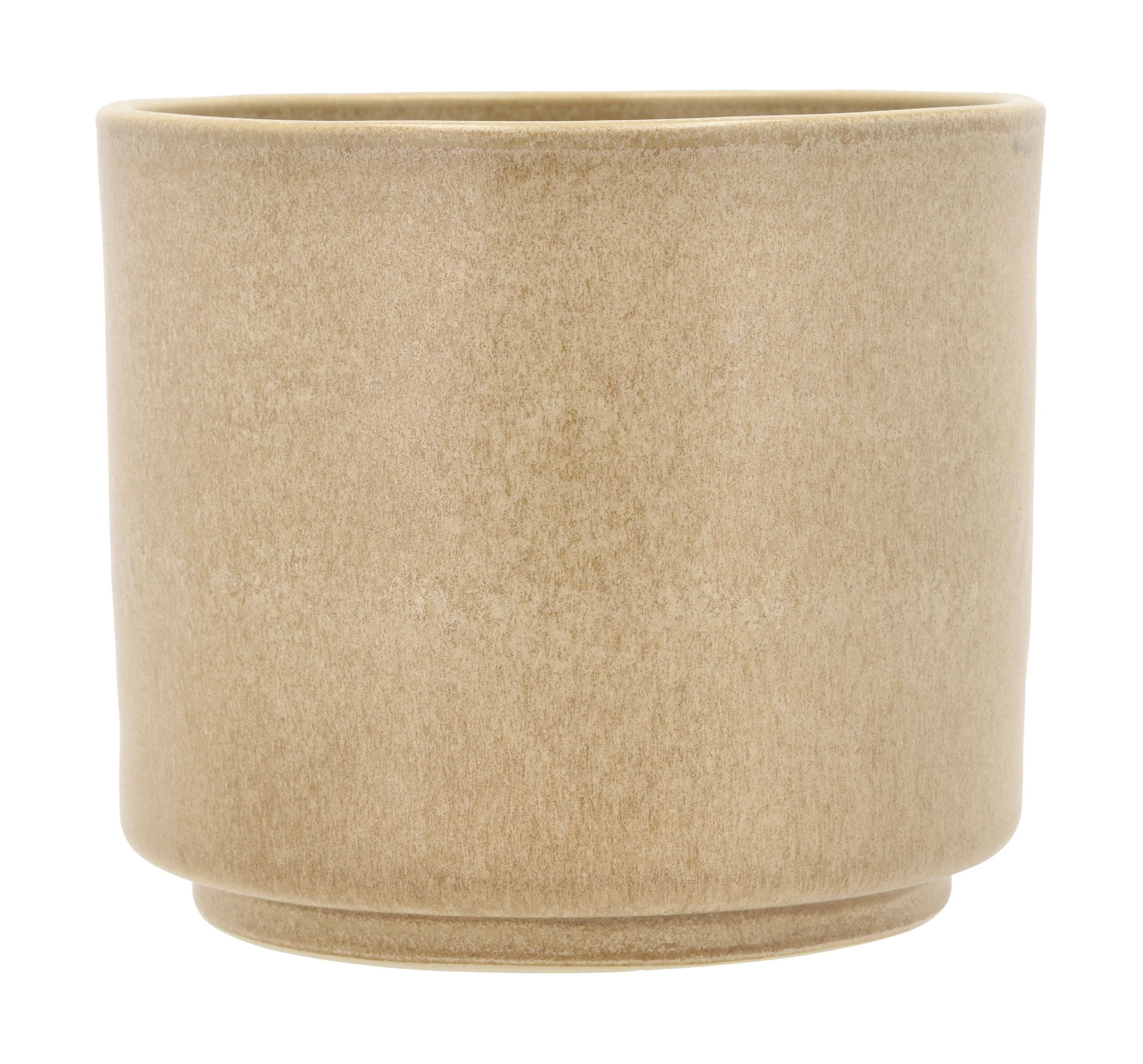 Villa Collection Leer Flowerpot Ø 17 x 15 cm, fløde