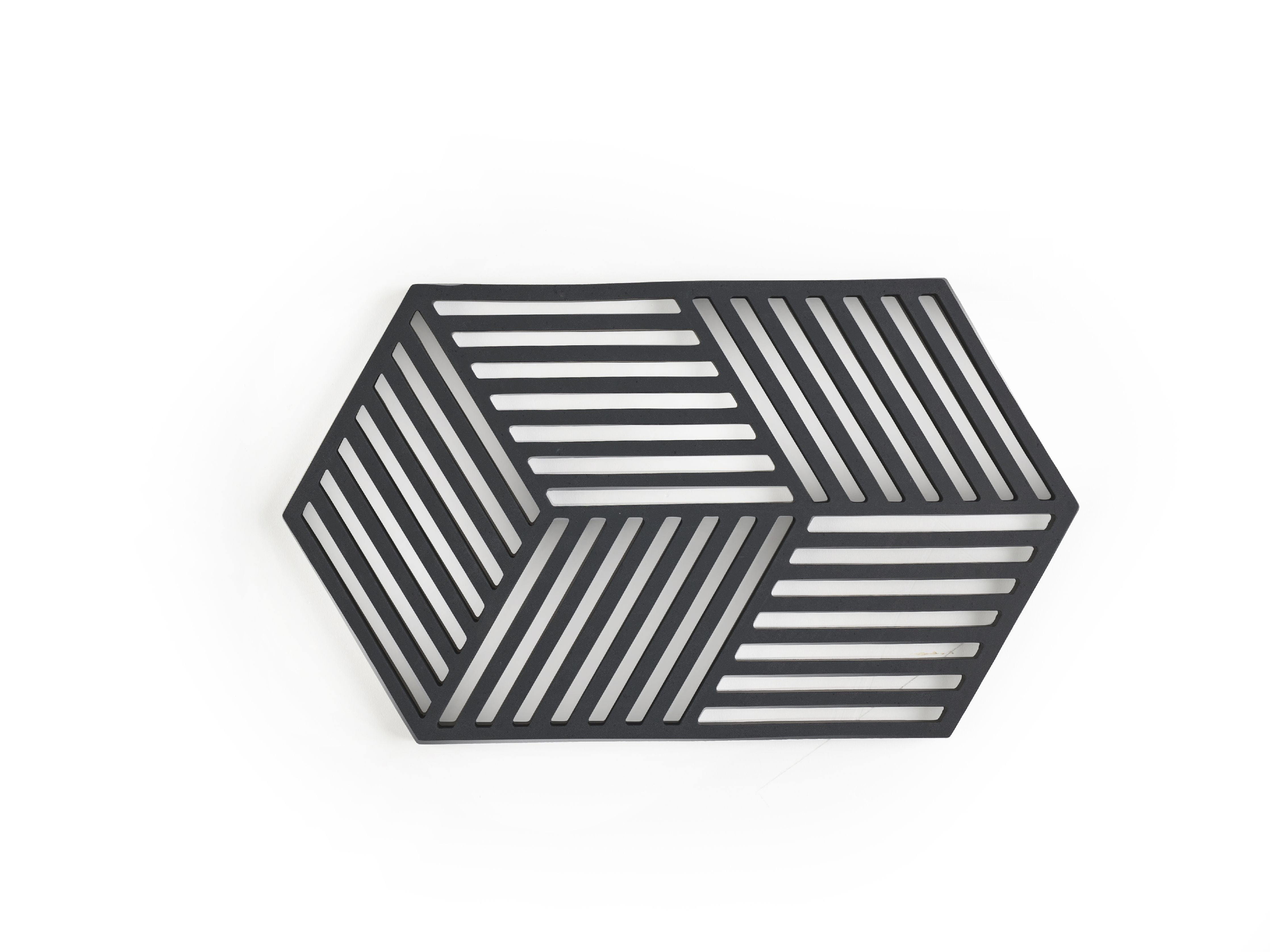 Zone Denmark Hexagon Trivet 24 X 14 X 0,9 Cm, Black