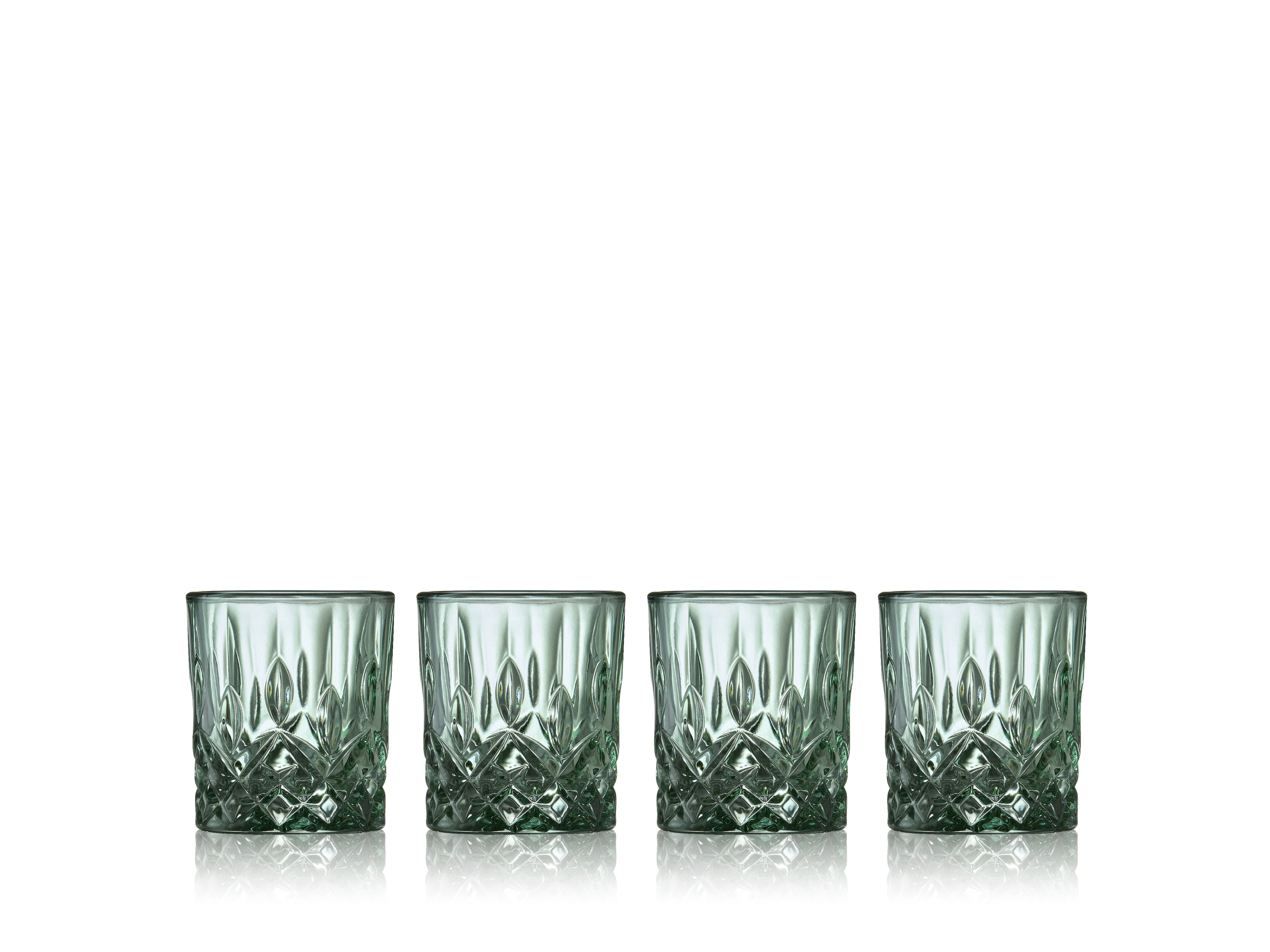 Lyngby Glas Sorrento Shot Glass 4 Cl 4 Pcs., Green