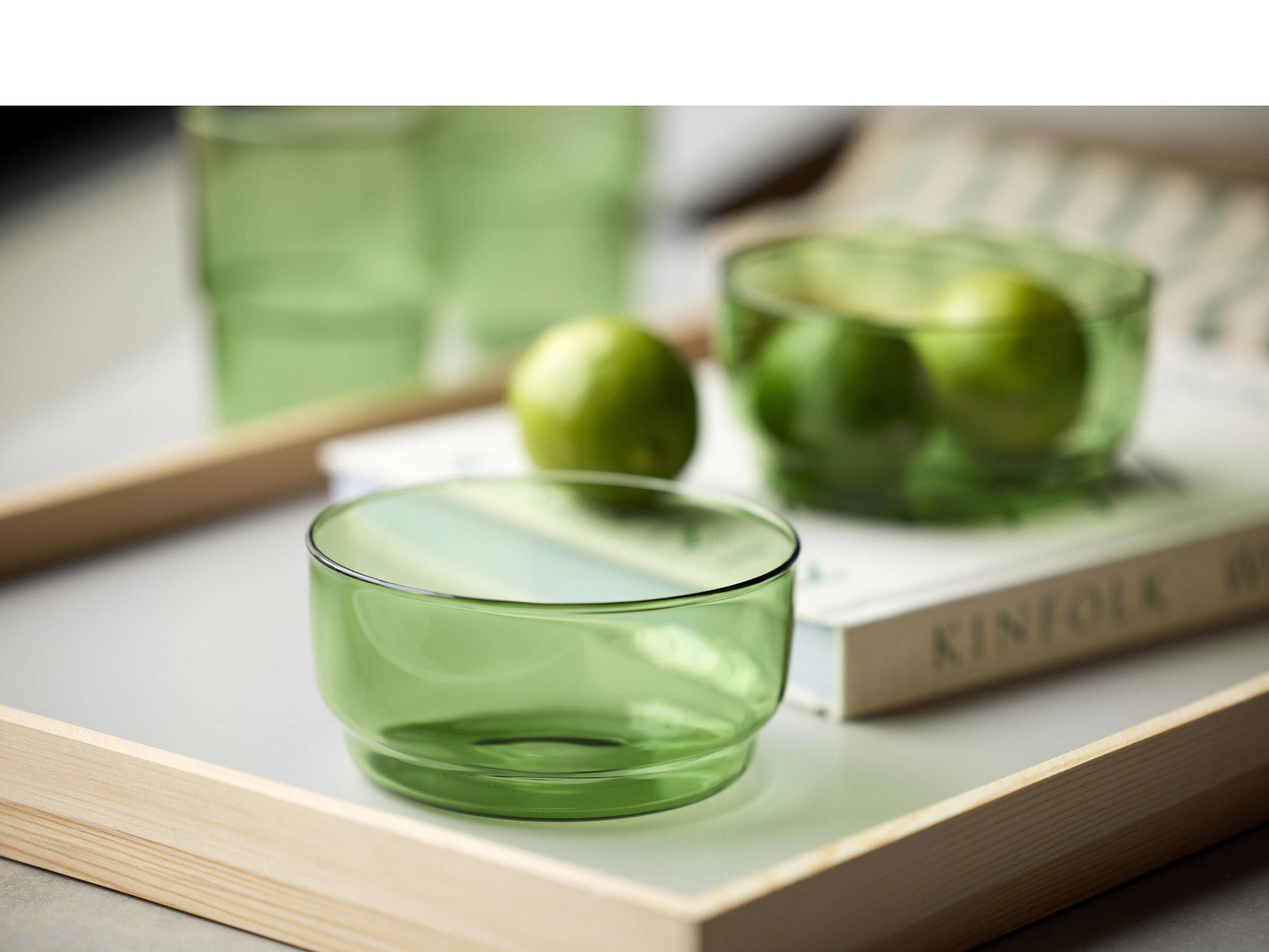 Lyngby Glass Torino Bowl 12 cm 2 pcs., Green