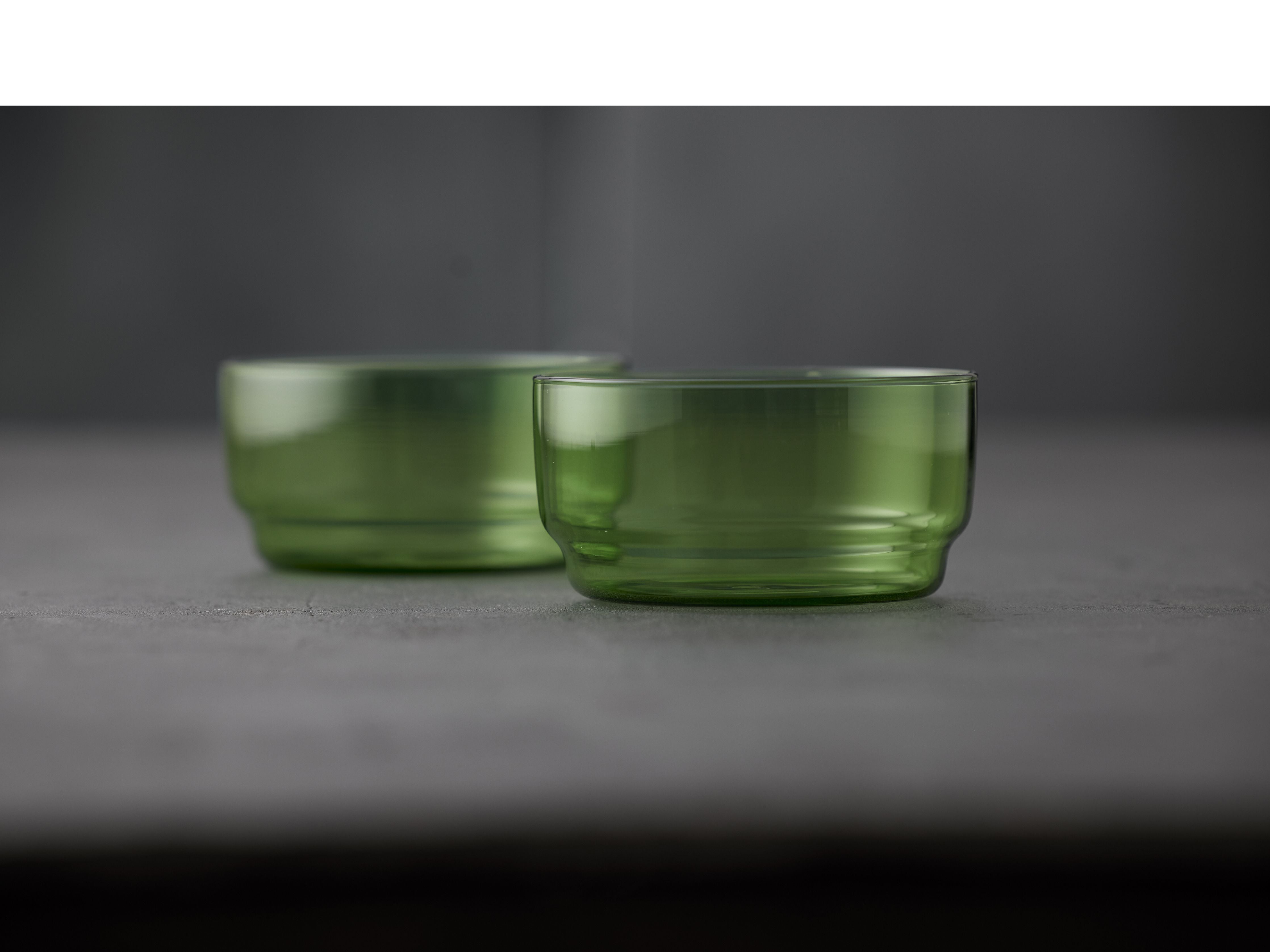 Lyngby Glass Torino Bowl 12 cm 2 pcs., Green
