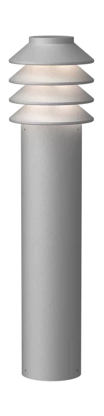 Louis Poulsen Bysted Garden Bollard LED 2700K 14W Spike without Adaptor with Connector Long, Aluminium