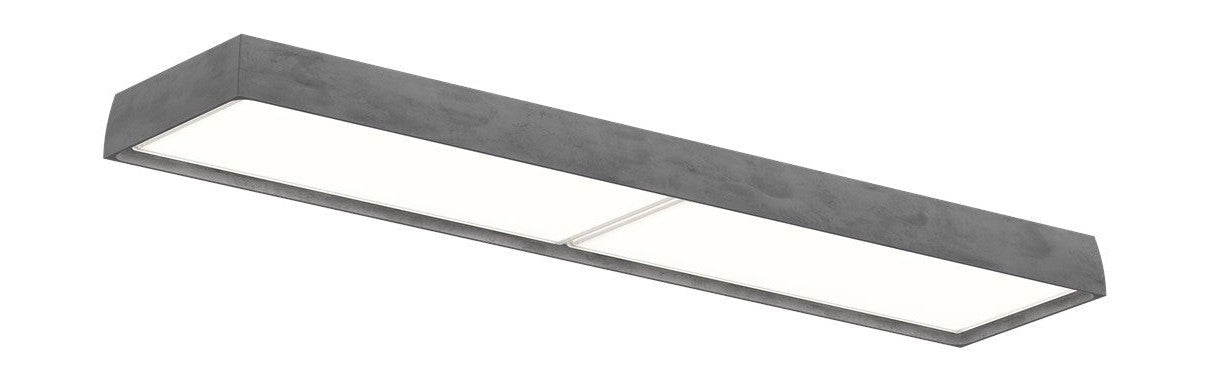 Louis Poulsen LP Slim Box Semi-Recessed Ceiling Lamp 2299 Lumens Dali, Dark Aluminium