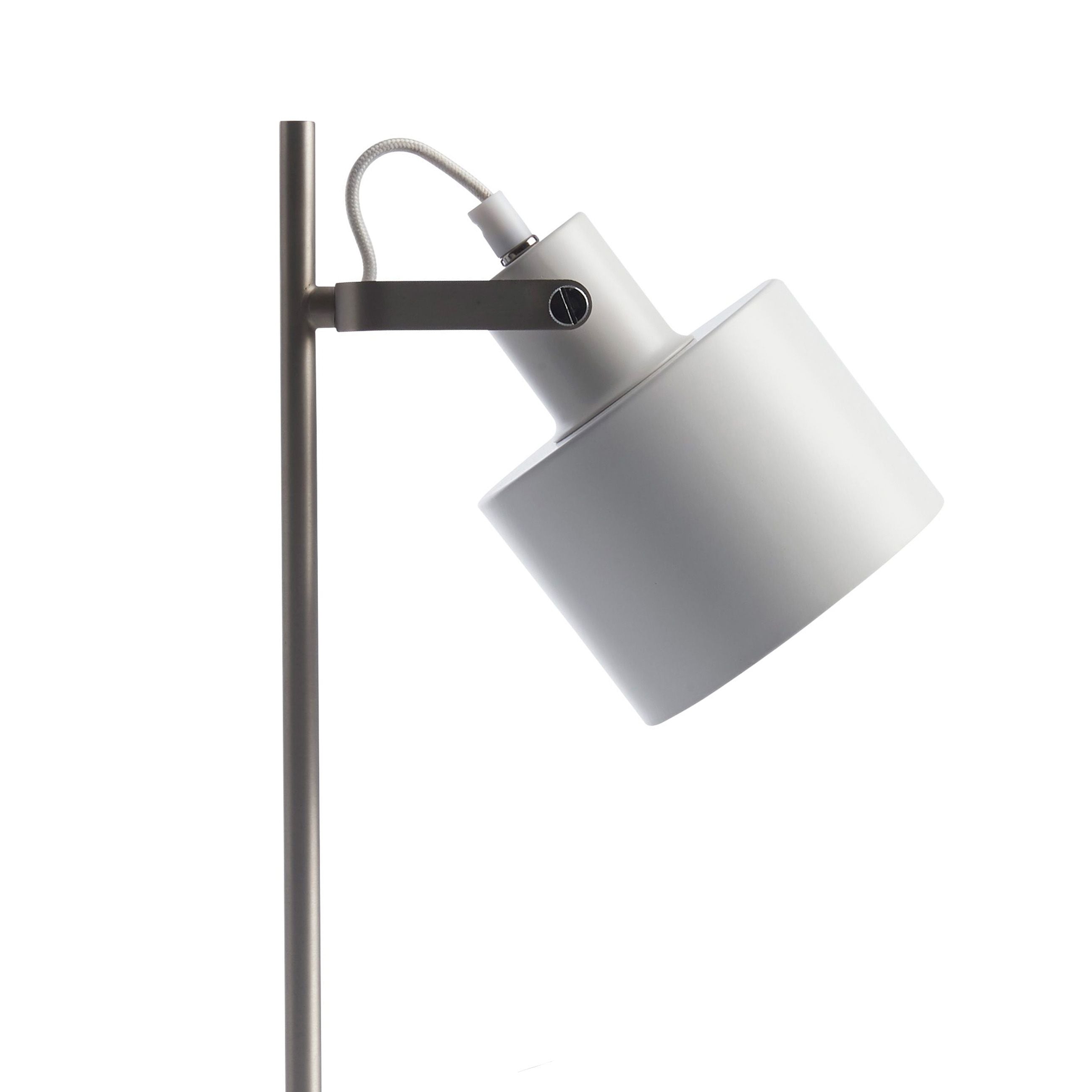 Dyberg Larsen Ocean Table Lamp, White/Chrome