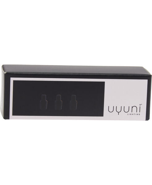 Uyuni Lighting Matris Candlestick Mini Taper Connector 3 st. Mat Svart