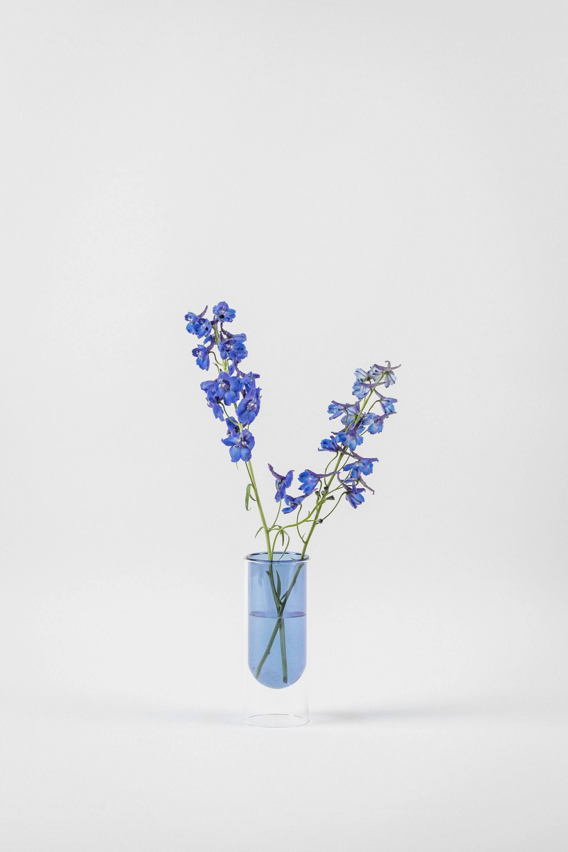 Studio About blomsterrørvase 16 cm, blå