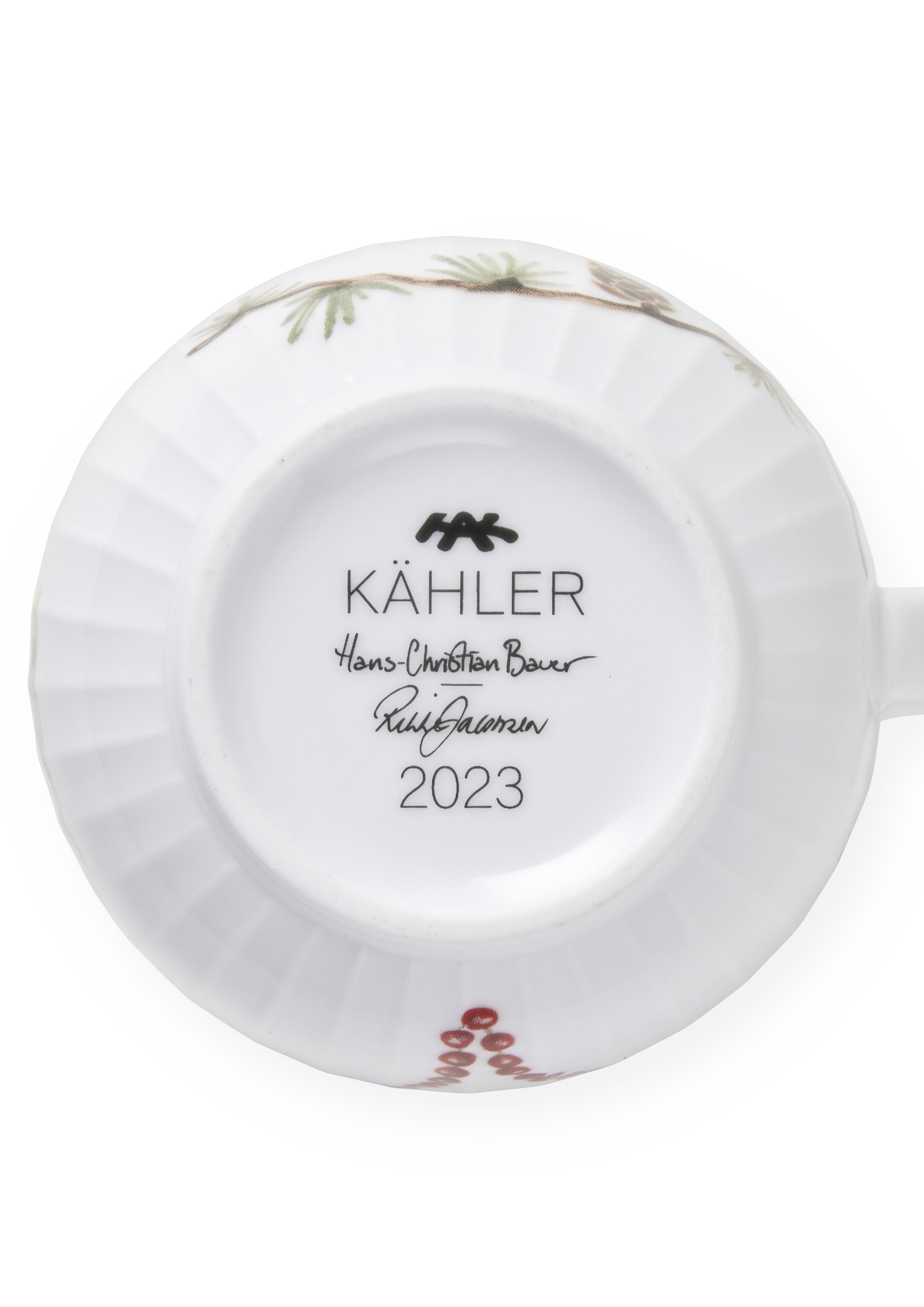 Kähler Hammershøi Julekrus 2023 33 Cl White W. Deco