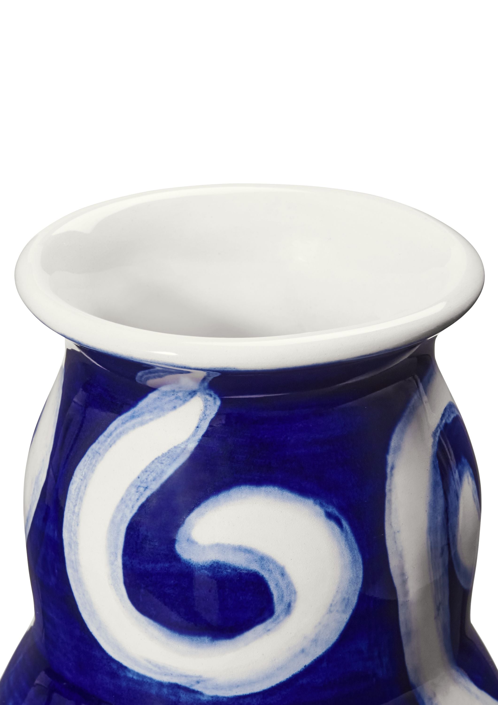 Kähler Tulle Vase H13 cm blå