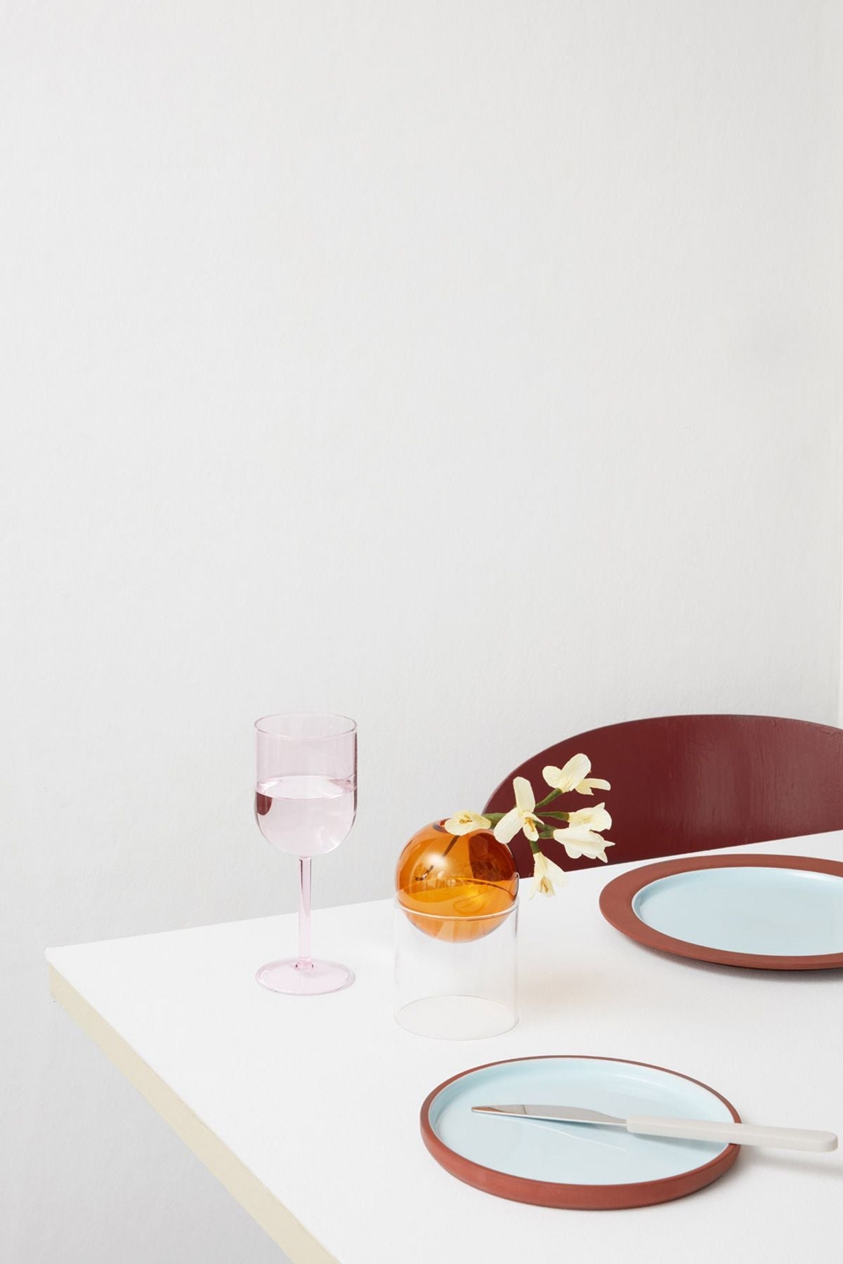 Studio About glasvarer sæt med 2 vinglas, rose