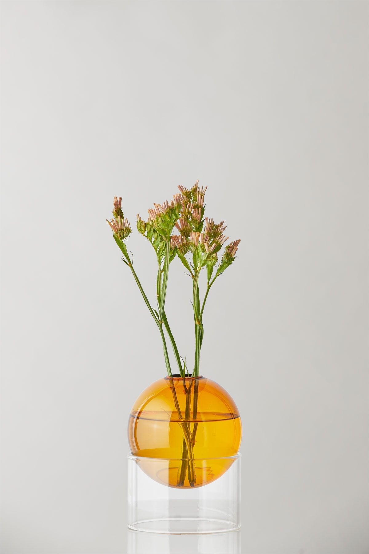 Studio About stående blomsterboblevase 10 cm, Amber