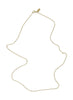 Design Letters Square Link Chain Gold, 60 cm