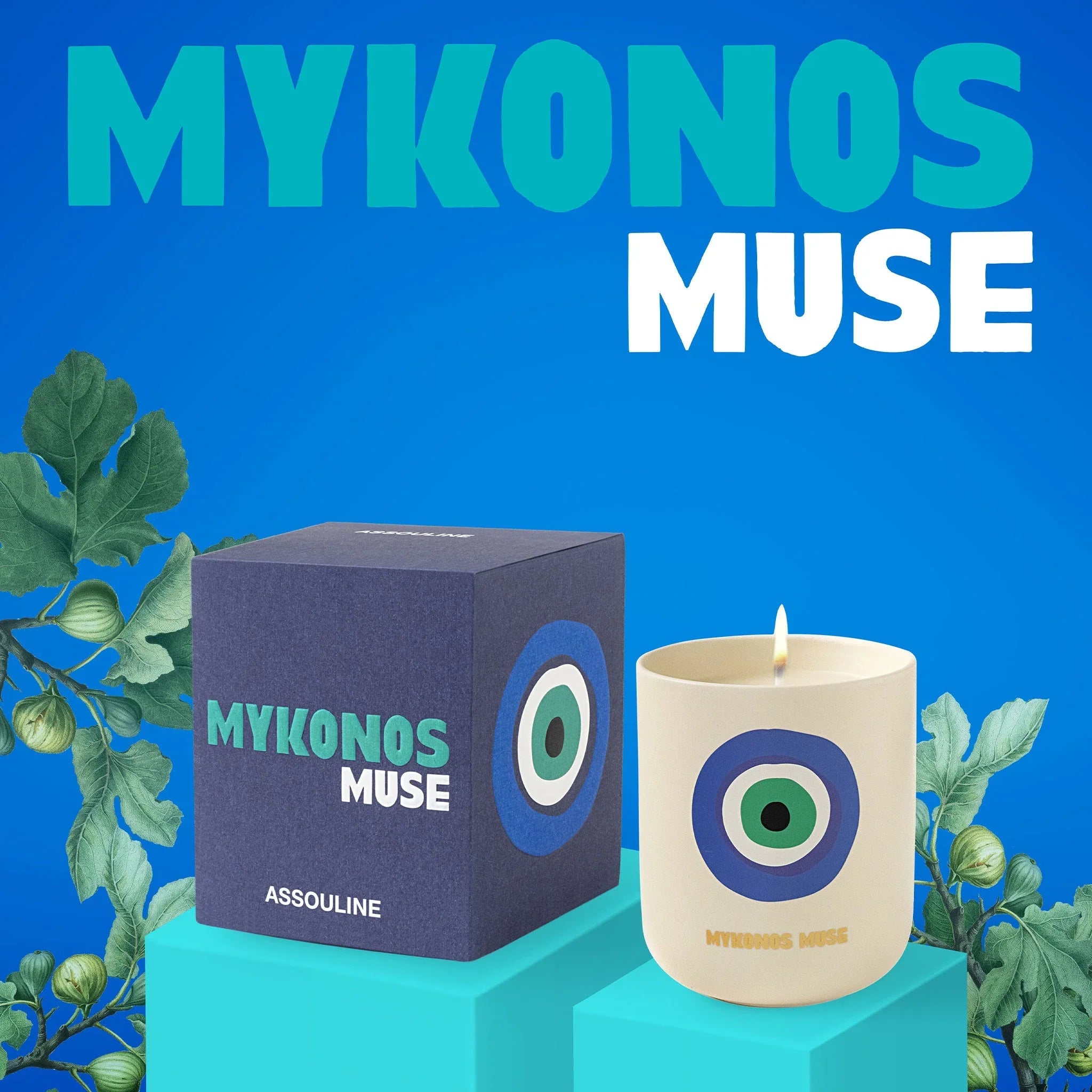 Assouline Mykonos Muse - Rejs hjemmefra stearinlys