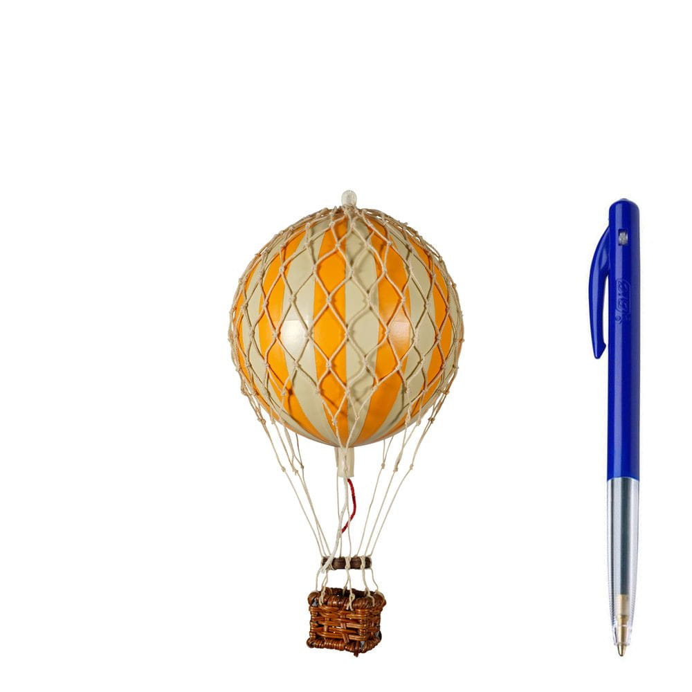 Authentic Models Flyter himlen luftballong, orange/elfenben, Ø 8,5 cm
