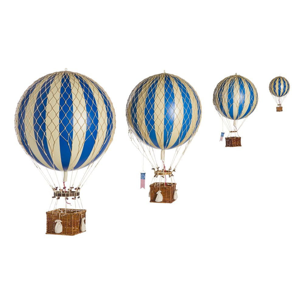 Authentic Models Jules Verne Hot Air Balloon, Blue, Ø 42 cm