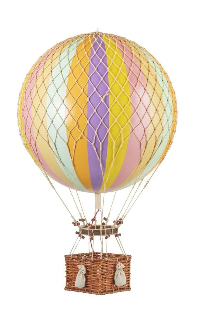 Authentic Models Jules Verne Hot Air Balloon, Rainbow Pastel, Ø 42 cm
