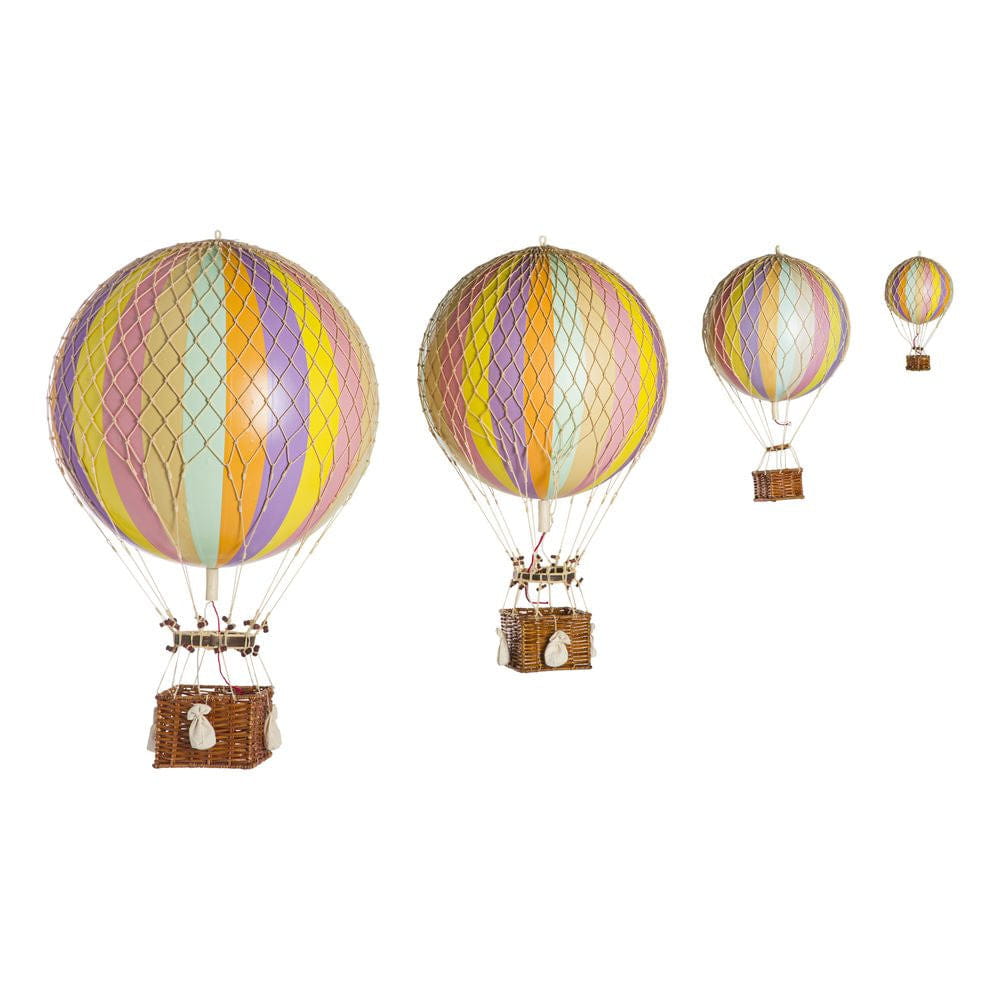 Authentic Models Royal Aero Hot Air Balloon, Rainbow Pastel, Ø 32 cm