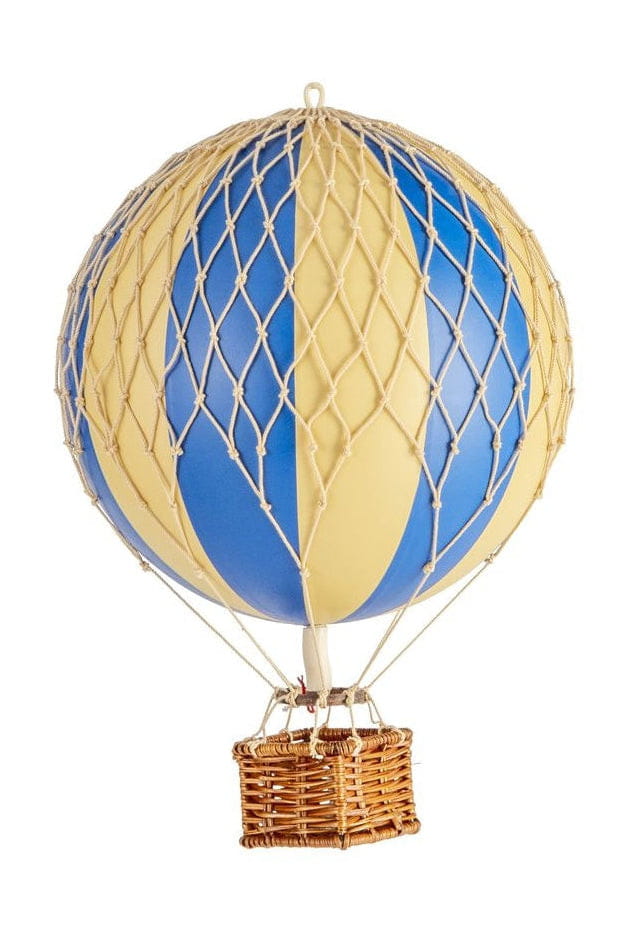 Authentic Models Reser lätt luftballong, blå dubbel, Ø 18 cm