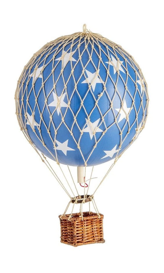 Authentic Models Travels Light Luft Balloon, Blue Stars, Ø 18 cm