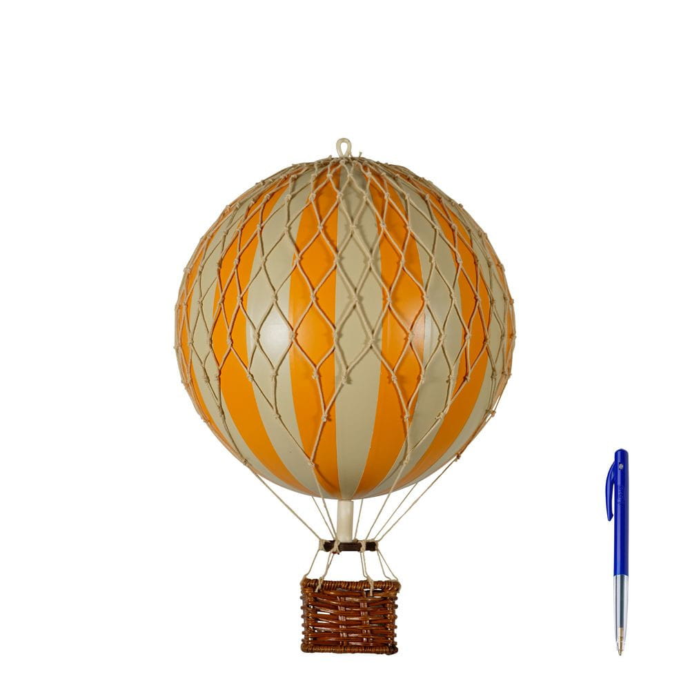 Authentic Models Travels Light Luft Balloon, Orange/Ivory, Ø 18 cm