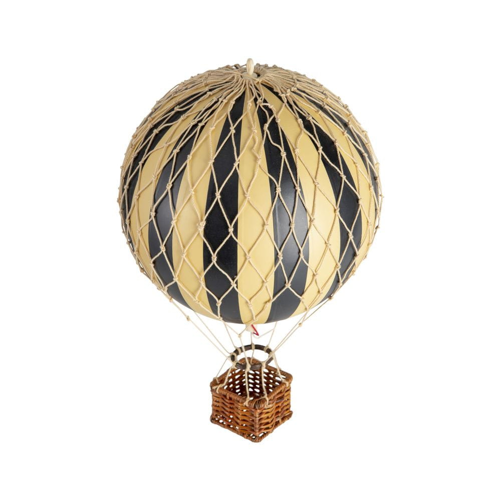 Authentic Models Reser lätt luftballong, svart, Ø 18 cm