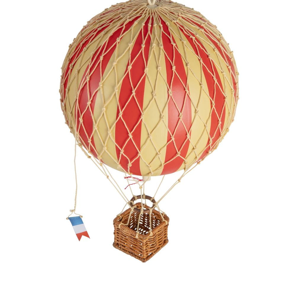 Authentic Models Travels Light Luft Balloon, True Red, Ø 18 cm