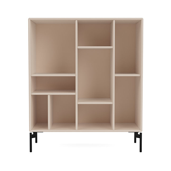 Montana Compile Decorative Shelf With Legs, Clay/Black