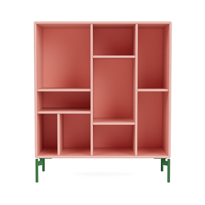 Montana Compile Decorative Shelf With Legs, Ruby/Parsley