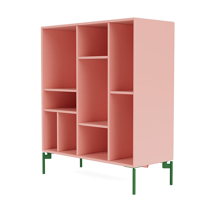 Montana Compile Decorative Shelf With Legs, Ruby/Parsley