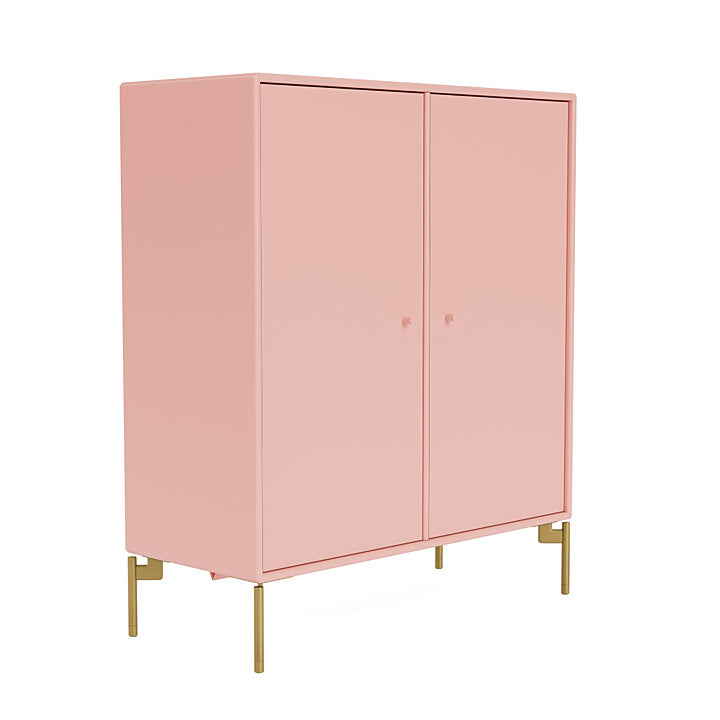 Montana Cover Cabinet With Legs, Ruby/Brass