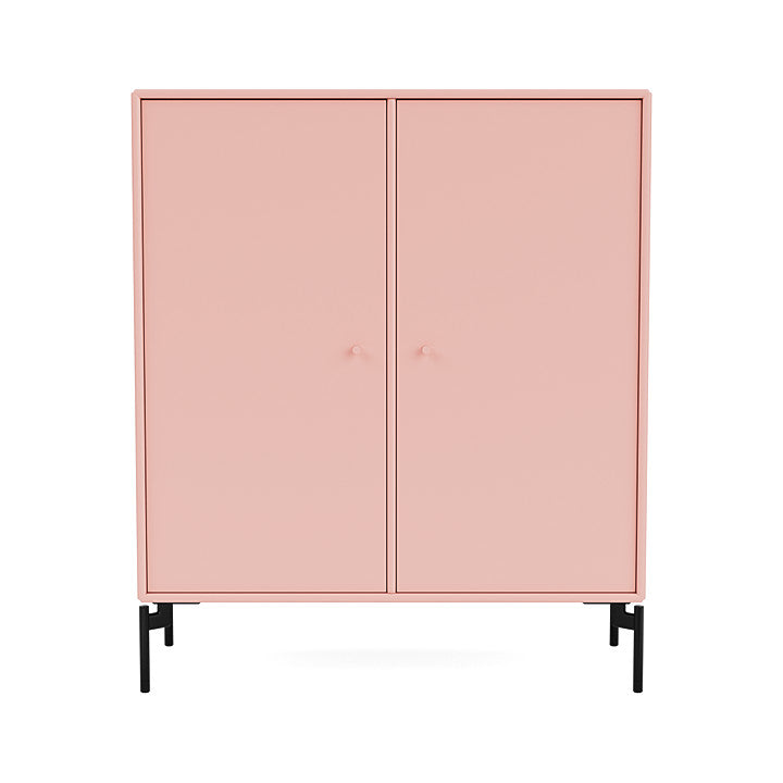 Montana Cover Cabinet With Legs, Ruby/Black