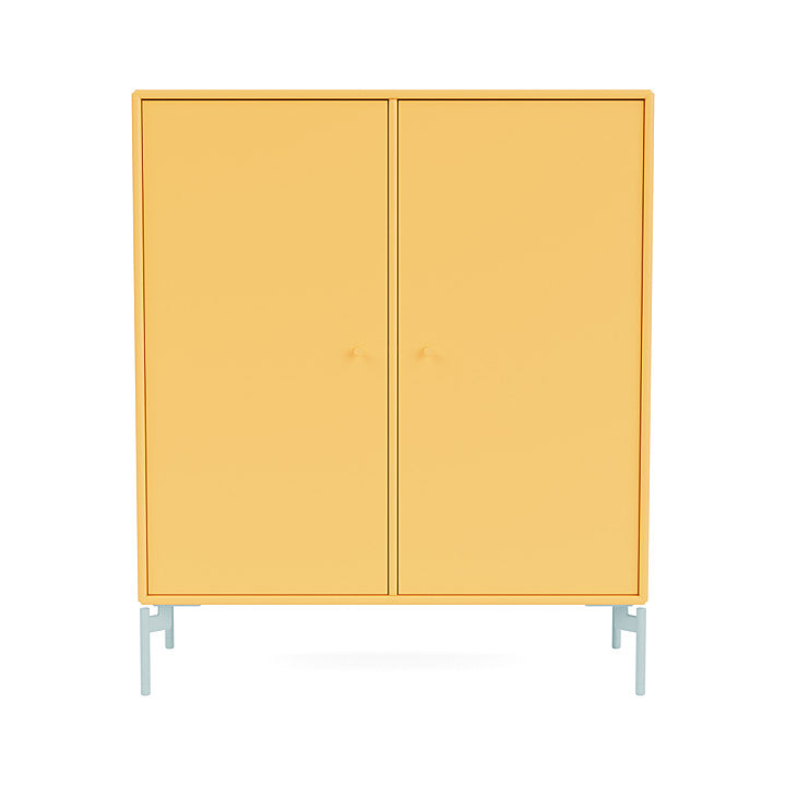 Montana Cover Cabinet With Legs, Acacia/Flint