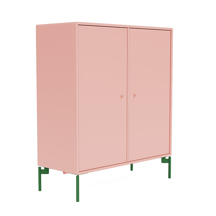 Montana Cover Cabinet With Legs, Ruby/Parsley