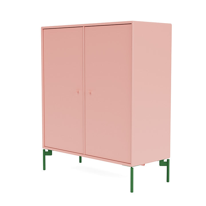 Montana Cover Cabinet With Legs, Ruby/Parsley