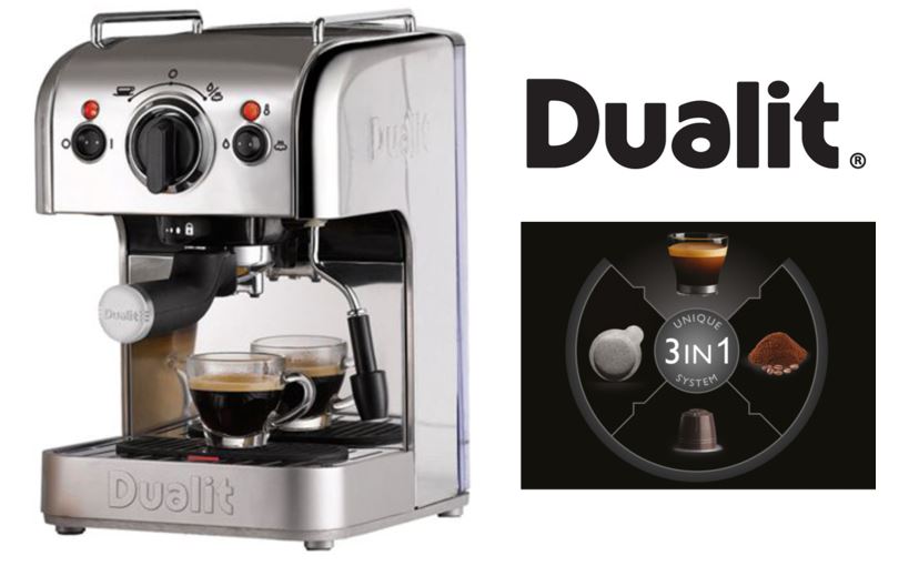 Dualit Espressomaskine 3-i-1 1300W