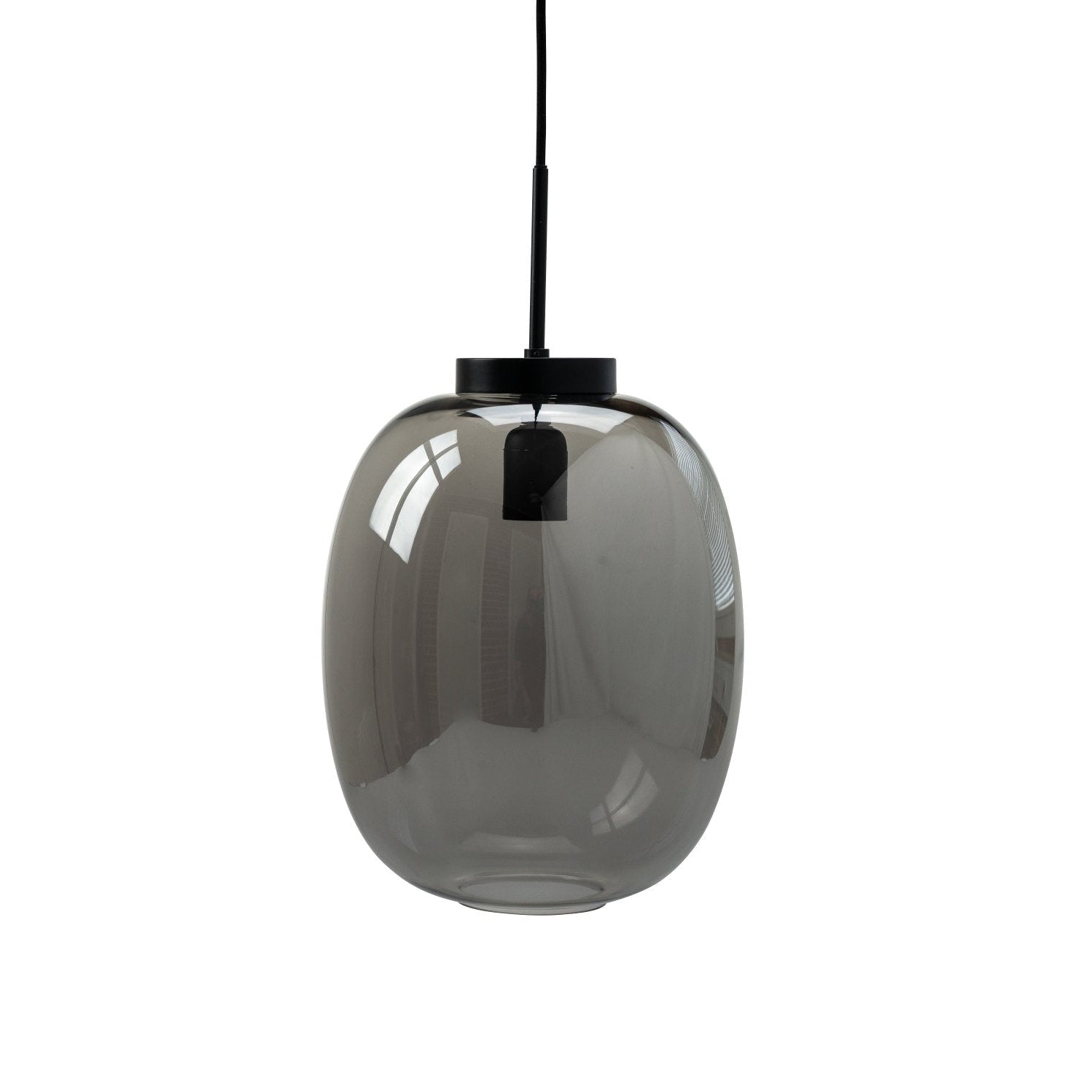Dyberg Larsen DL39 hängslampa, rök/svart