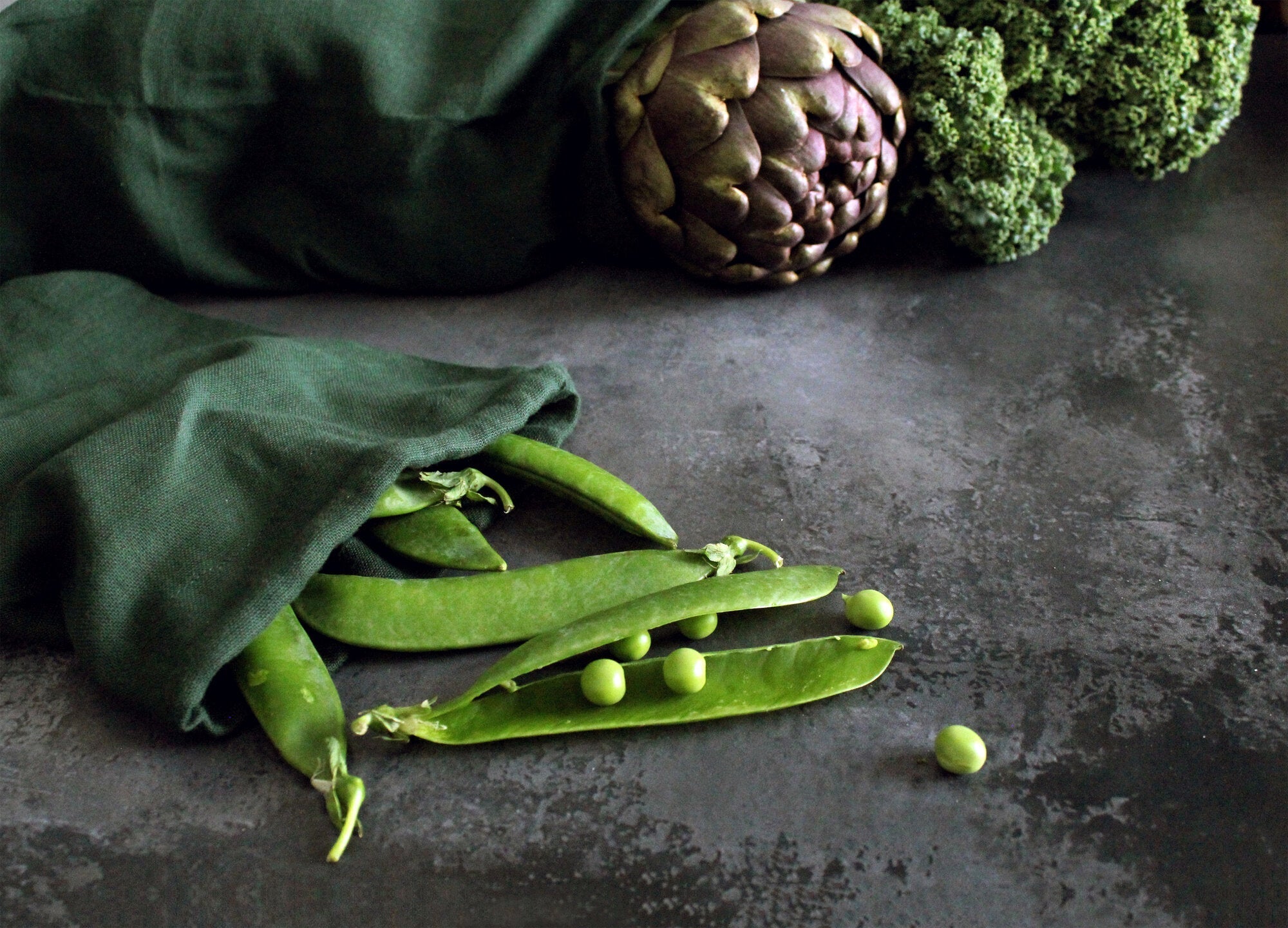 Den organiske firma madpose - medium, mørkegrøn