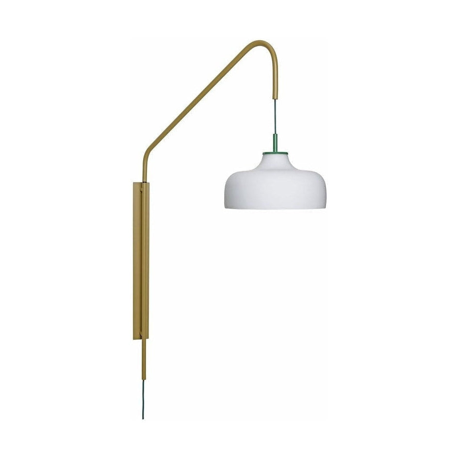 Hübsch Current Væglampe, Khaki/Hvid